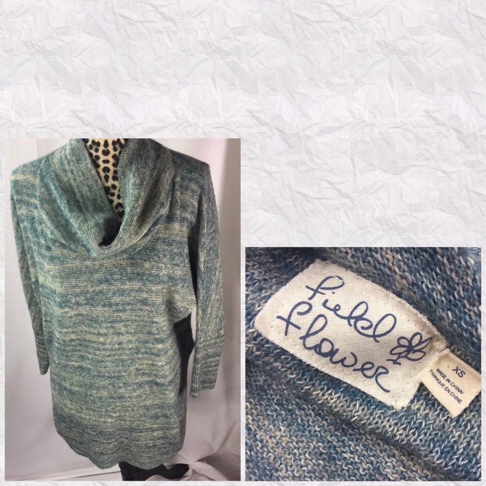Anthropology Field Flower Thin Sweater